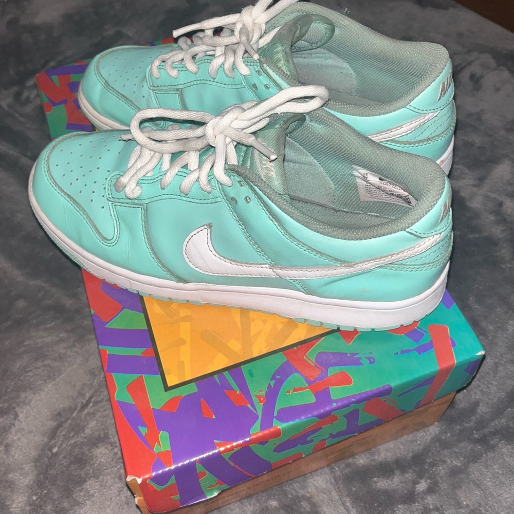 Nike Dunk Low Mint Emerald Rise Men’s size 7 - Picture 7 of 7
